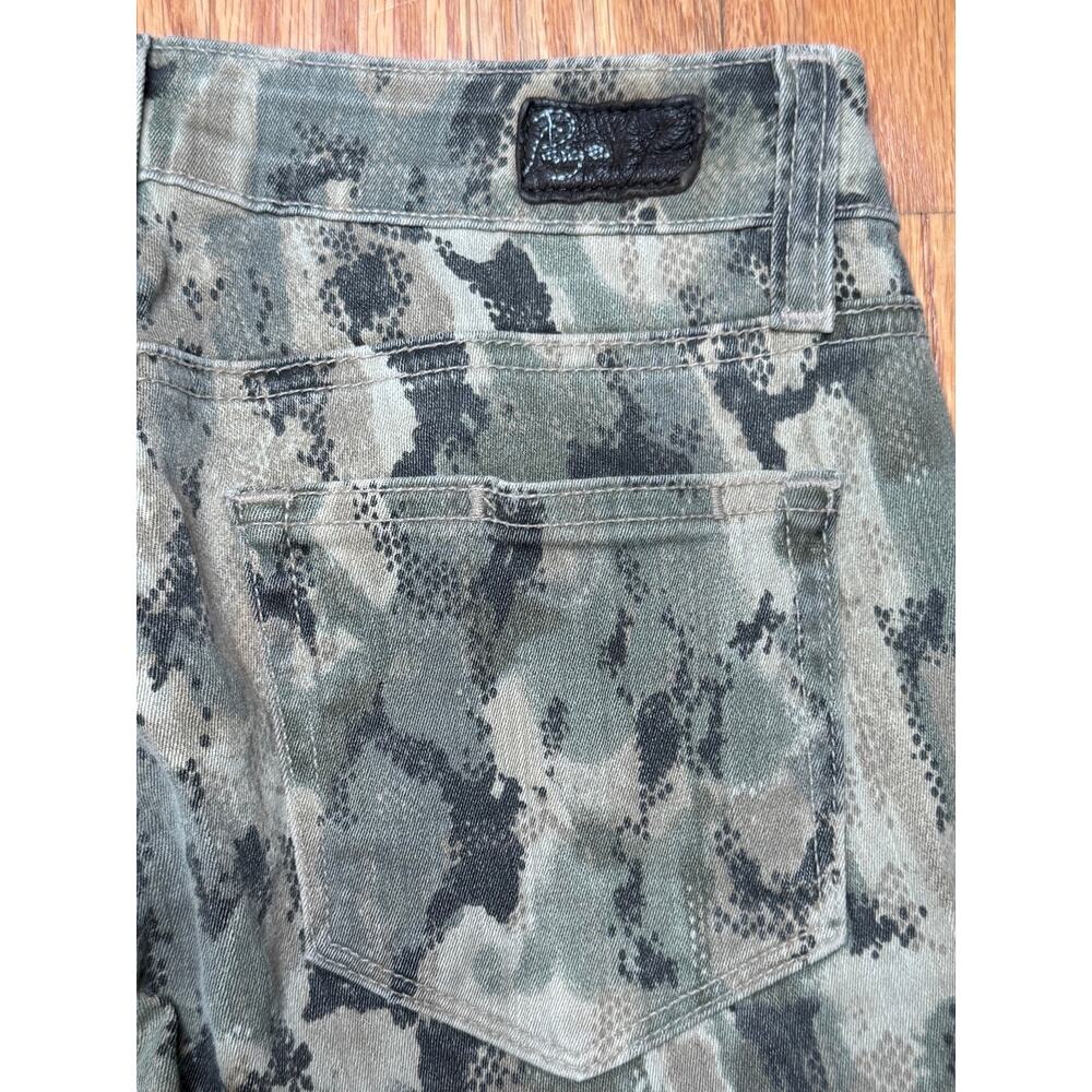 PAIGE Denim Snakeskin Camo Cargo Skinny Pants 27 - Picture 4 of 12